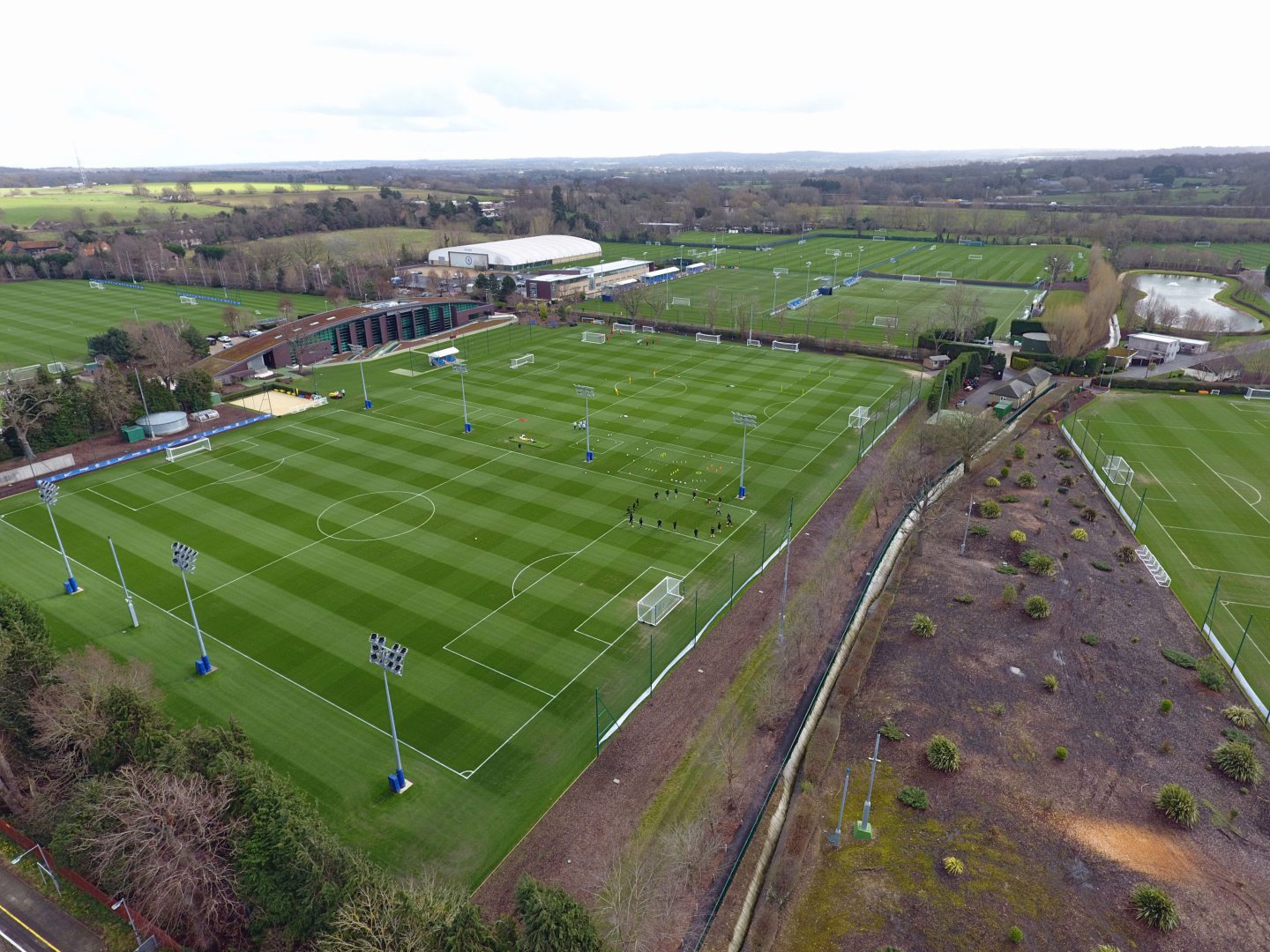 Chelsea's Cobham training facility.