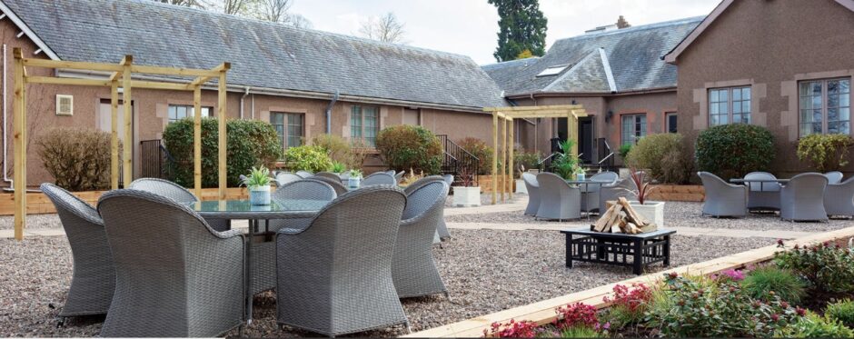 Murrayshall courtyard - among the best places to eat in perthshire