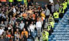 Dundee United fans at Ibrox. (Photo by Craig Williamson / SNS Group)
