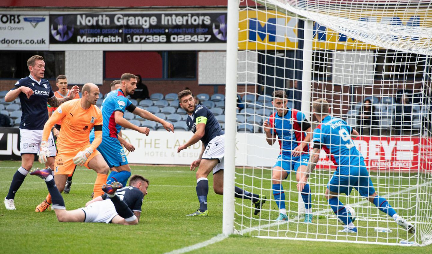 Ryan Sweeney watches on as the ball goes over the line for the opener.