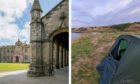A St Andrews University student had to wild camp on a beach on Friday amid the student housing crisis.