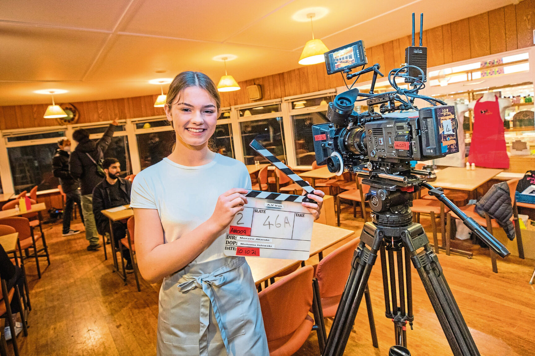 The Horn Filmmakers flock to iconic A90 snack stop