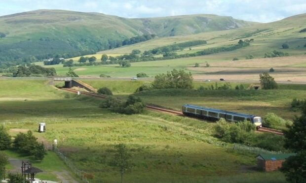 Blackford rail bridge near the A9