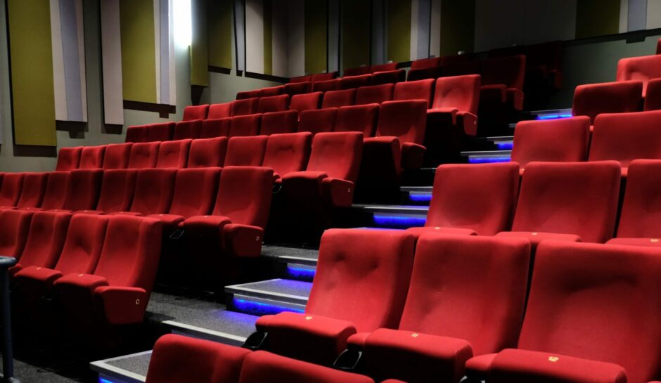 Luxurious and upscale Birks cinema auditorium seating. 