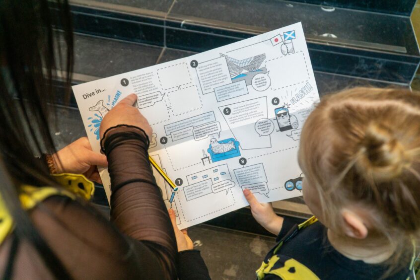 A free map activity in the Dundee V&A museum 