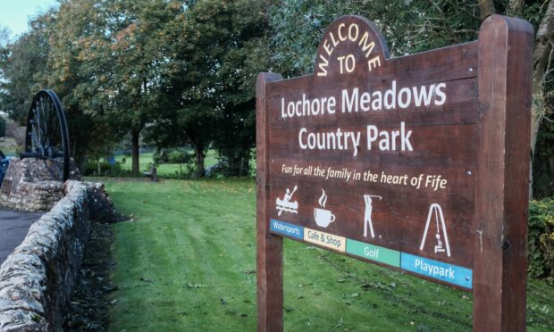 Police were called to a disturbance at Lochore Meadows on Thursday.