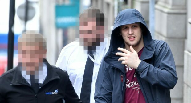 Ross Cossans at a previous court appearance in Aberdeen