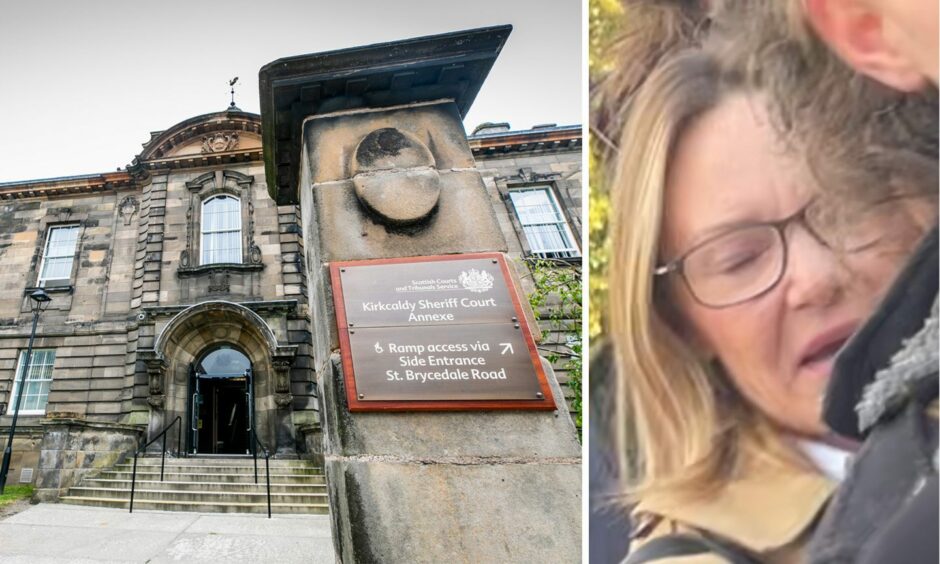 Elizabeth Richardson was jailed for disrupting Kirkcaldy Sheriff Court.