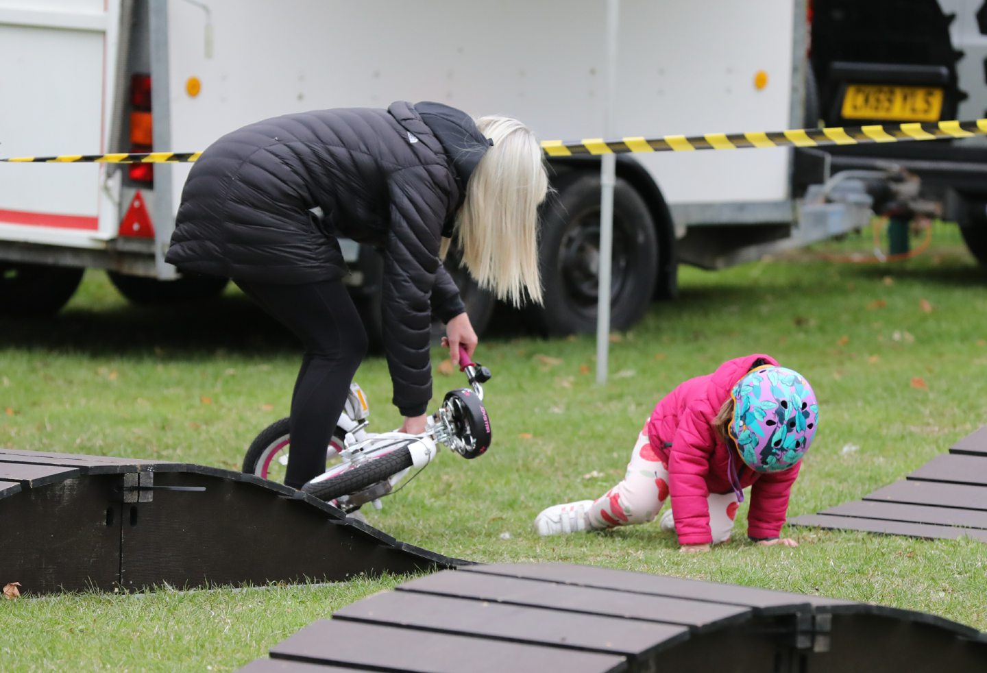 Pictures Angus Cycle Hub roadshow family fun day at Montrose