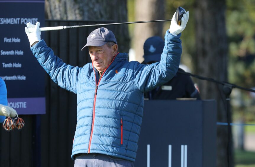 Michael Bloomberg at Dunhill Links