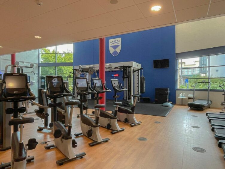 The university gym is one of the cheapest in Dundee.