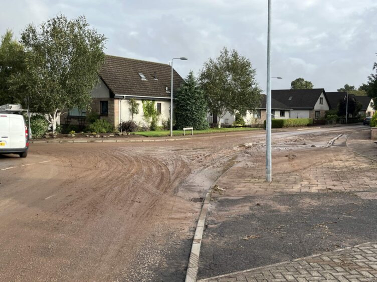 Forfar flooding aftermath