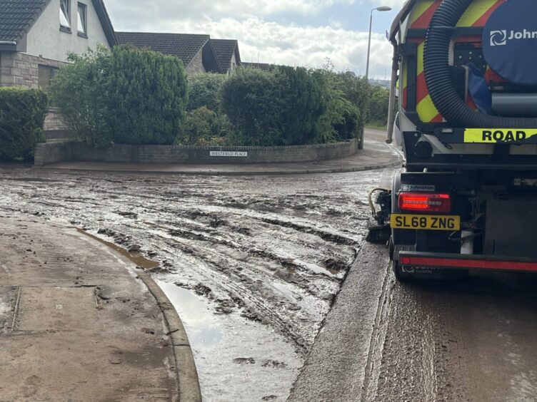 Forfar flooding clean up