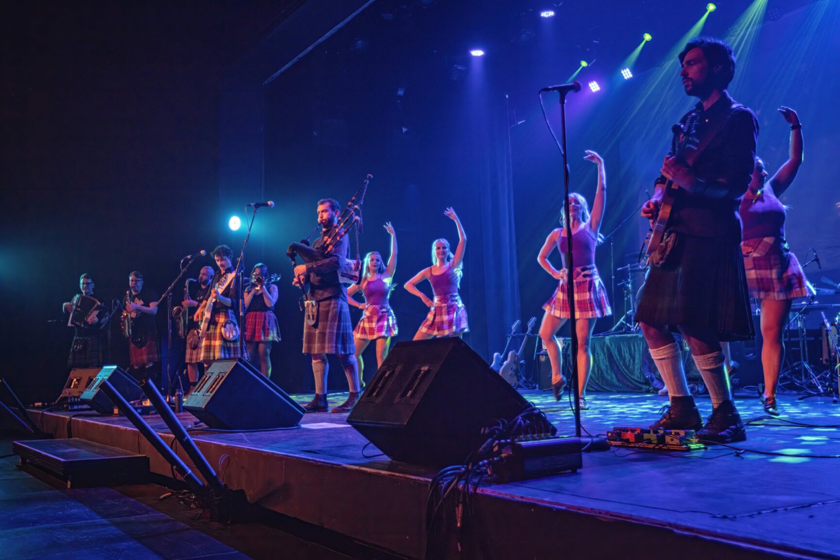 Tayside bagpipe rock band Gleadhraich to release movie charting