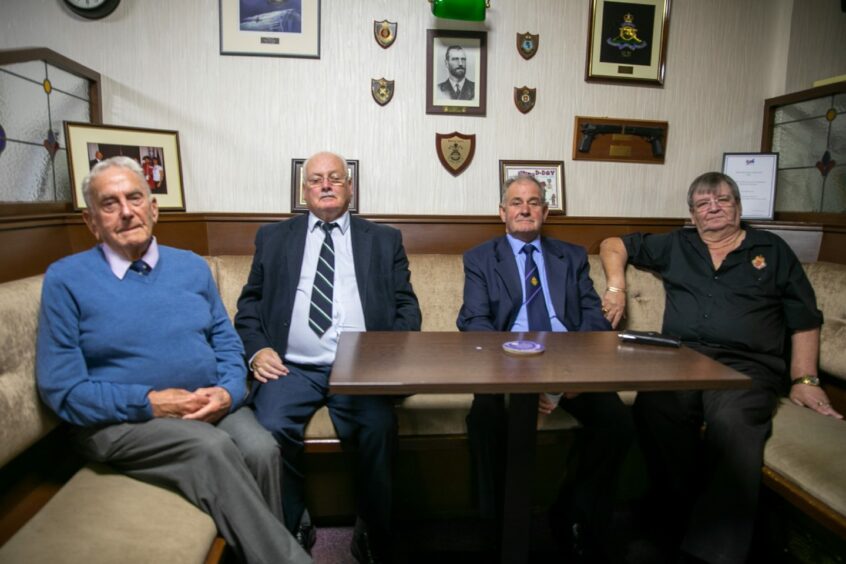 Carnoustie Legion screened the Queen's funeral