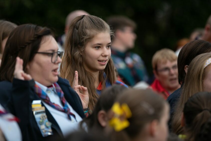 Girlguiding promise at Carnoustie ceremony
