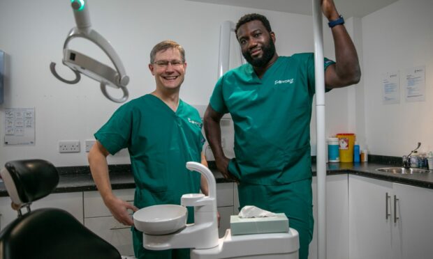 Smile Tech dental clinic owners Abraham McCarthy and Richard Wilbraham.
