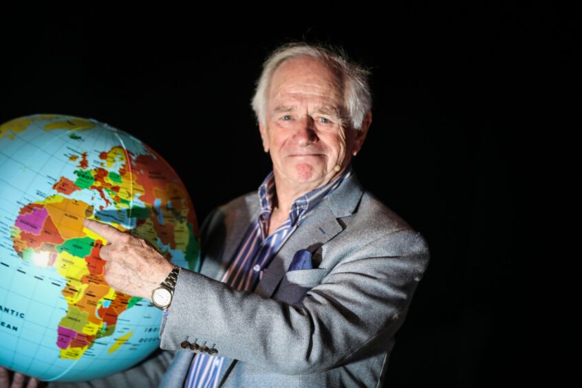 TV presenter Johnny Ball, who gave a talk on maths in Dundee as part of the festival in 2019. 