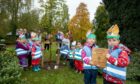 kids enoying October holiday activities in Perth and Kinross