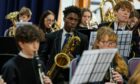 Around 120 pupils from across the city’s secondary schools gathered at the High School of Dundee for a joint wind, brass and percussion day.