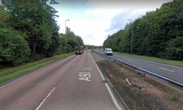 The Kingsway between the Swallow Roundabout and Myrekirk. Image: Google.