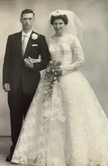 Les and Mary Craib on their wedding day in 1962. 