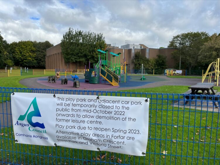 Lochside leisure centre playpark