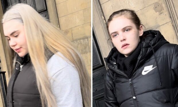 Casey (left) and Shareen McGivern appeared at Perth Sheriff Court.