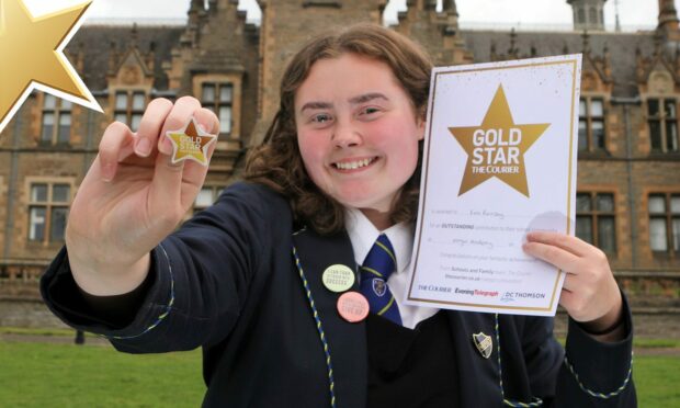 Kara Ramsay was awarded a Courier Gold Star for her Chill-Zone project.