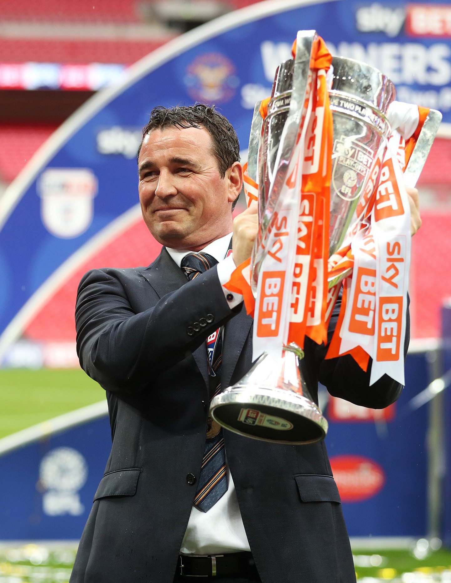 Gary Bowyer oversaw Blackpool's promotion to League One in 2017.