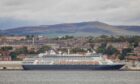 The Vasco da Gama cruise ship stopped in Dundee.