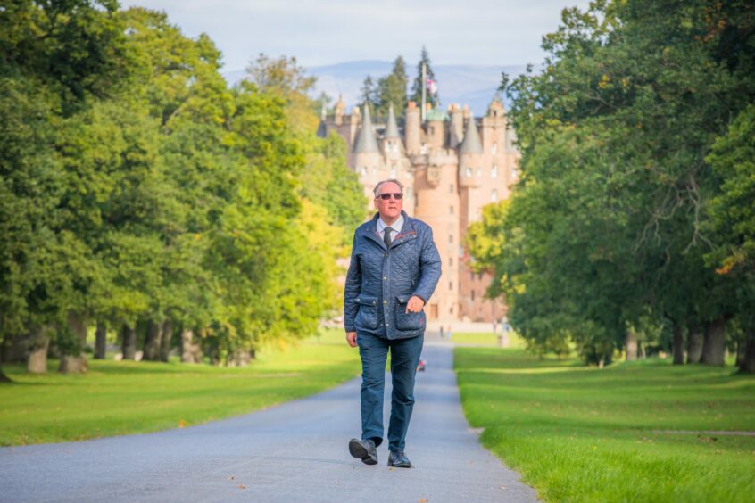 Jim Duncan at Glamis Castle