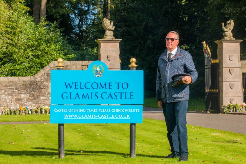 Jim Duncan at Glamis Castle