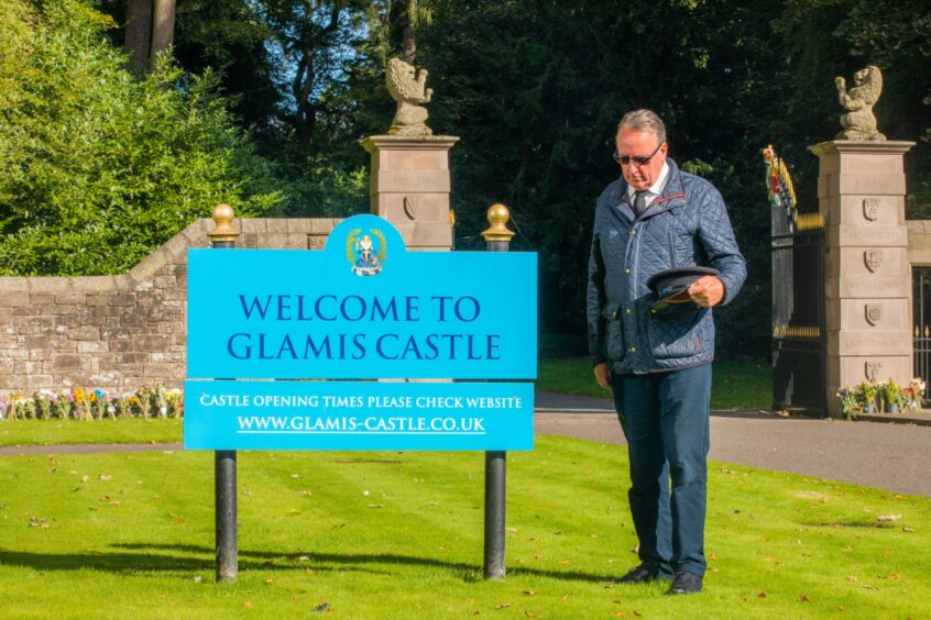 Jim Duncan at Glamis Castle