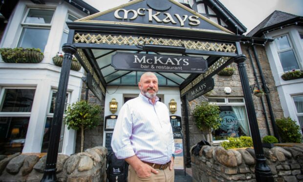Richard Drummond, owner of McKays hotel in Pitlochry. Image: Steve MacDougall/ DC Thomson.
