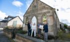 Coaltown of Balgonie United Reformed Church new owners Scott, Linda and Eric Gourlay who are converting the former church into a home.