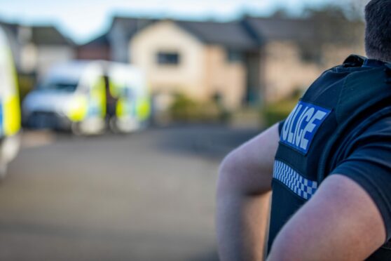 Police raid in Blairgowrie