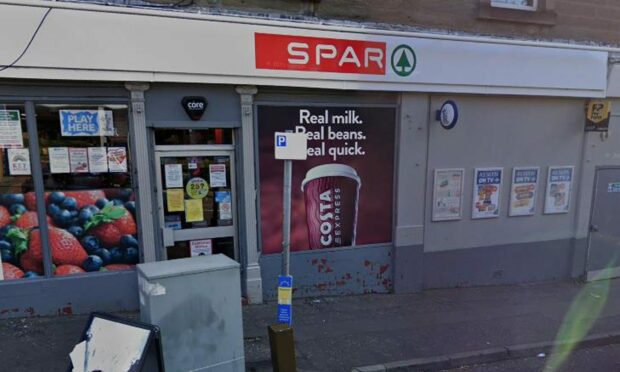 The Spar at the Hilltown in Dundee which will close in October.
