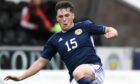 Dundee's Josh Mulligan has been called up by Scot Gemmill. Image: SNS
