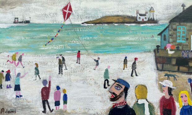 Silver Sands by James Newton Adams, one of the works on show at Tatha Gallery.