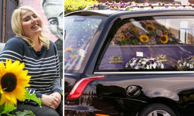 Sophy Mitchell's funeral was held in Dundee.