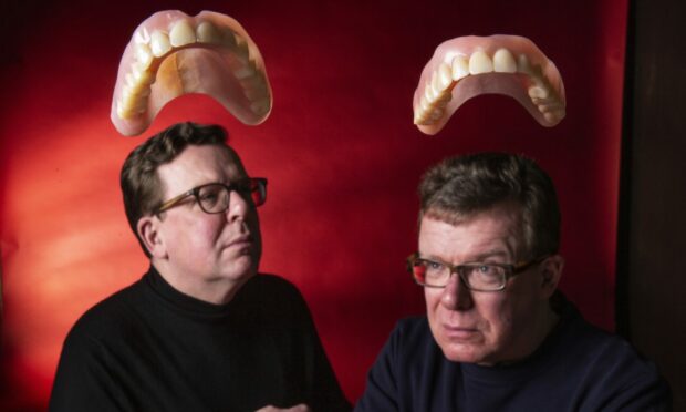 Craig and Charlie Reid, The Proclaimers. Seen here in studio shoot in Leith in 2022.