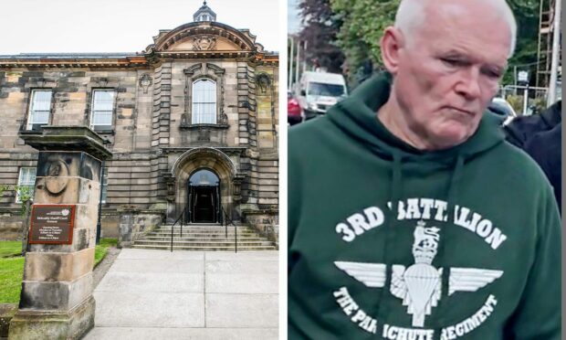 Ex-Paratrooper Thomas McCabe appeared at Kirkcaldy Sheriff Court.