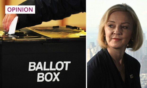 Prime Minister Liz Truss was voted in by the Conservative Party - not the people of the UK. Picture: PA.