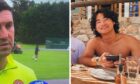 TV clip of Gregory Chang in the background of Dundee United training has gone viral.