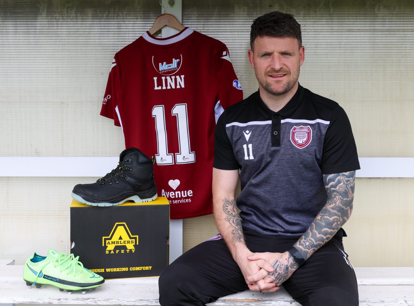 Arbroath footballer Bobby Linn