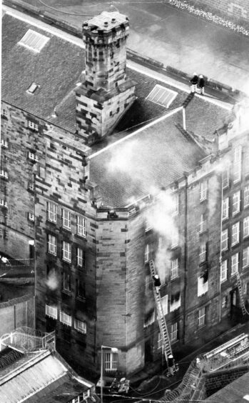 Fire at Perth Prison 1986.