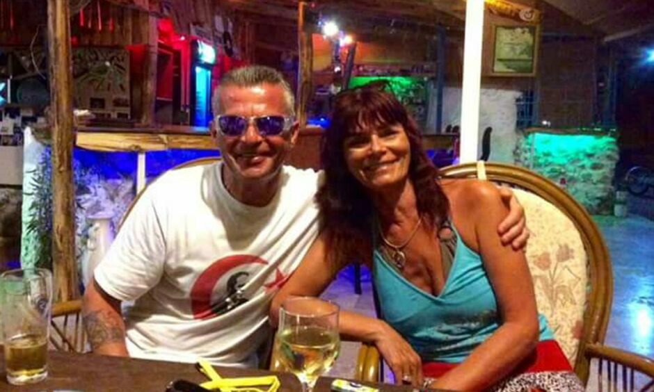 Gary and Lynn on holiday