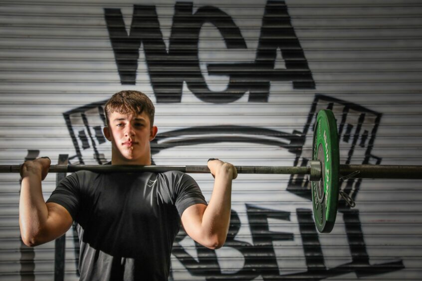 Angus weightlifter Corey Paterson