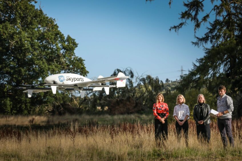 Angus medical drone trial